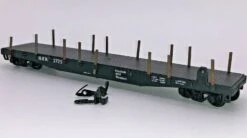 Athearn 1391 HO Scale 50' Flat Car (Blue Box Kit) Norfolk & Western NW 2726 - NOS